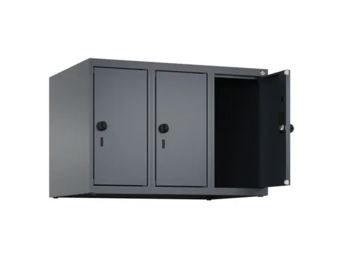 opzetkast,v. locker,3vak.,vak B 250mm,HxBxD 500x750x500mm,vleugeldeur