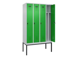 locker voor scheiding van kleding,HxBxD 2120x1200x500mm,4vak - 1