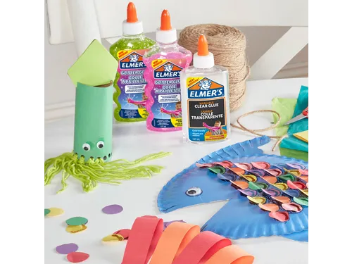 Kinderlijm Elmer's glitter zwart