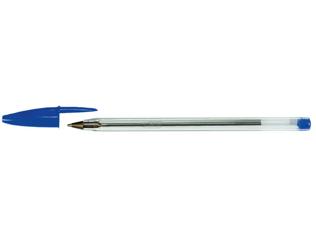 Balpen Bic Cristal medium blauw doos à 90+10 gratis
