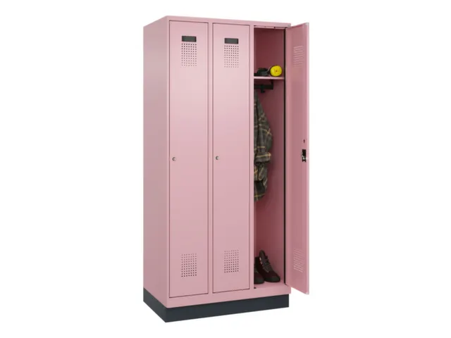 locker,HxBxD 1950x900x500mm,3vak,vak B 300mm,cil.-slot,sokkel