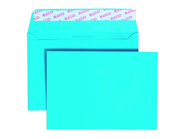 envelop Office Color FSC C6 100 gram diepblauw 20 stuks