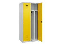 locker voor scheiding van kleding,HxBxD 1850x800x500mm,2vak