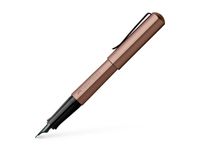 Vulpen Faber-Castell Hexo brons F schrijfkleur: blauw