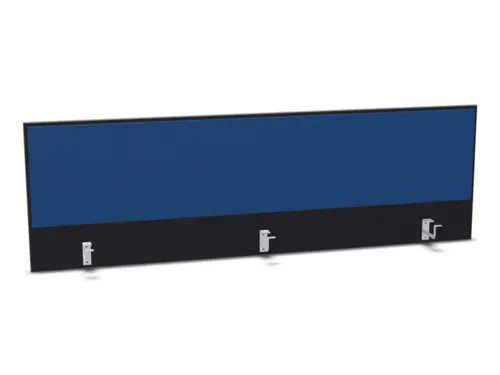 opzetpaneel,v. bureau,aanbouw achter,B 1800mm,CC-zwart,BN6016-blauw
