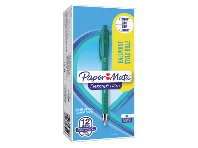Balpen Paper Mate Flexgrip Ultra medium groen