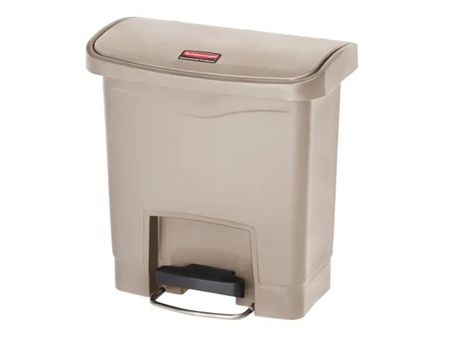 Slim Jim Step On Container Front Step Kunststof 15 Liter Beige