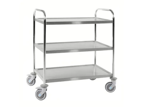 RVS etagewagen,draagverm. 100kg,3etage(s),laadvl. LxB 825x500mm