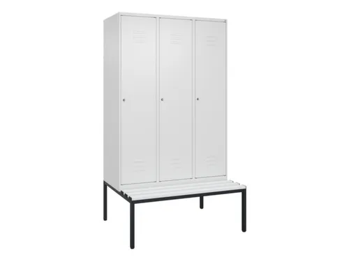 locker voor scheiding van kleding,HxBxD 2120x1200x815mm,3vak