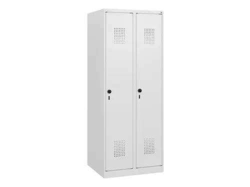 schoollocker,HxBxD 1530x600x500mm,2vak,vak B 300mm,draaigrendel