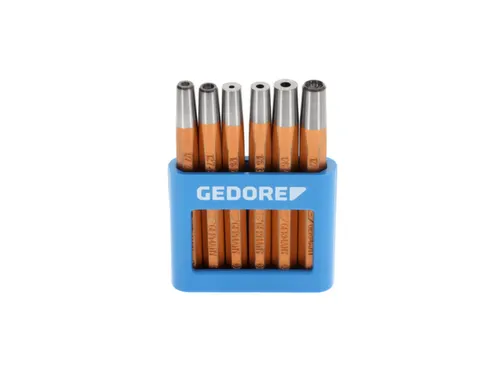 GEDORE 125 B klinknageltrekker en koppenset 6stuks