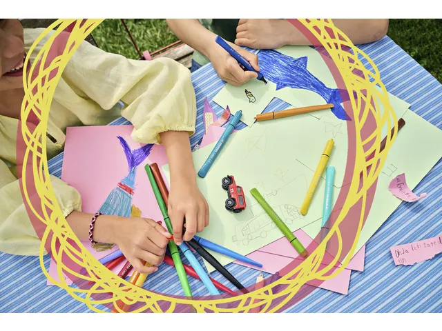 Viltstift STABILO Cappi 168/24 medium assorti etui à 24 stuks