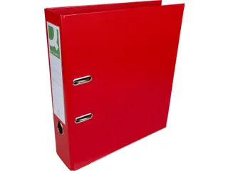 Q-CONNECT ordner A4 volledig uit PP rug van 8 cm Rood - 1