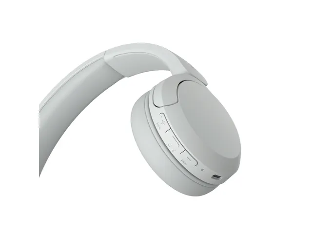 Koptelefoon Sony WHCH520 draadloos Bluetooth over ear wit