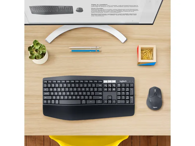 Logitech MK850 Performance Draadloos toetsenbord QWERTZ en muis