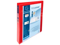 Ringmap Personaliseerbaar Kreacover 4 Rings D-mech 25mm A4 Maxi Rood