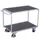 tafelwagen,draagverm. 250kg,2etage(s),laadvl. LxB 985x590mm,houtetage