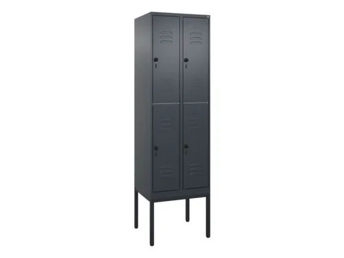 dubbeldekse locker,HxBxD 2120x600x500mm,2x2vak.,vak B 300mm