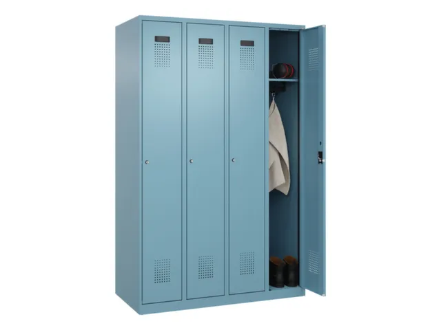 locker,HxBxD 1850x1200x500mm,4vak,vak B 300mm,cil.-slot