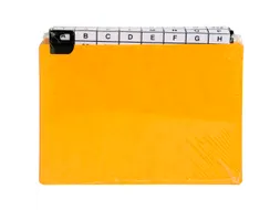 Tabblad a-z Glanskarton 6/10 148x210mm 24 stuks