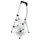 vouwtrapje bordes H 490mm 2treden aluminium