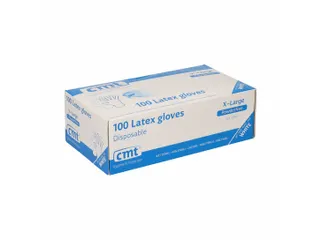 handschoenen latex poedervrij maat XL wit 1000 stuks - 5