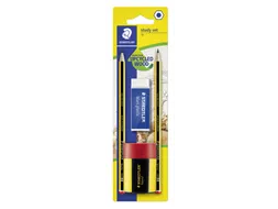 Schrijfset Staedtler 2 Noris potloden HB-gum-slijper 4 stuks
