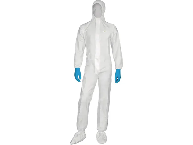 Delta Plus DT115 wegwerp overall, wit, maat M, per stuk