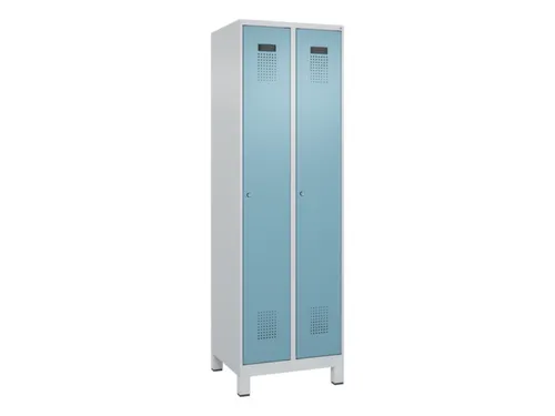locker,HxBxD 1950x600x500mm,2vak,vak B 300mm,cil.-slot,voeten