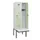 locker met bank,HxBxD 1950x600x815mm,2vak,vak B 300mm,draaigrendel