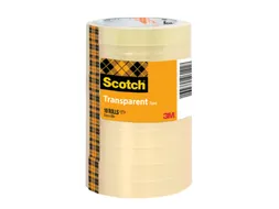 Plakband Scotch 508 15mmx66m transparant 10 rollen