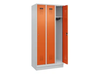 locker,HxBxD 1950x900x500mm,3vak,vak B 300mm,cil.-slot,sokkel - 2