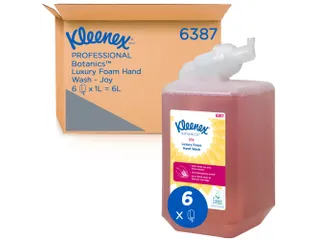 Kleenex 6387 Botanic Luxe Handreiniger foam rood 6x 1 Liter - 1