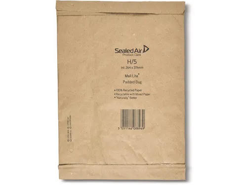 Padded Bag enveloppen Bruin H/5 264x374mm