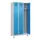 locker voor scheiding van kleding,HxBxD 1950x900x500mm,3vak