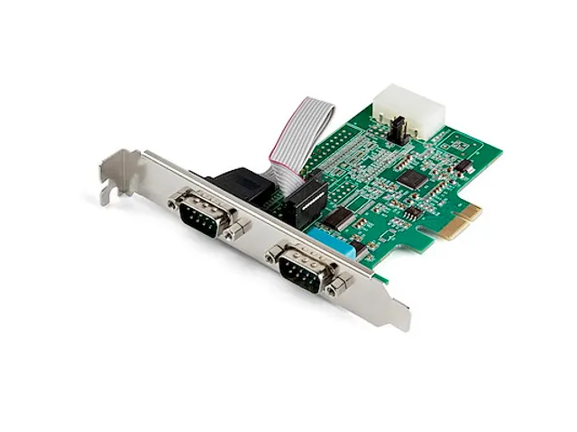 2-port PCI Express RS232 Serial Adapter Kaart