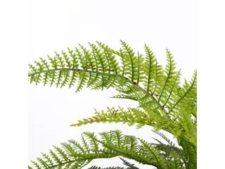 Kunstplant Mica Varen groen in pot Stan grijs 38x50cm - 8