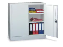 grootvolumekast met openslaande deuren,RAL7035,front RAL7035