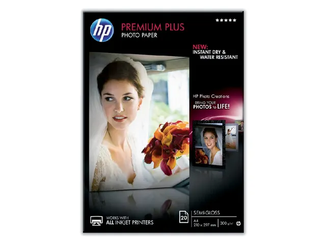 Inkjetpapier HP CR673A A4 semi glossy 300gr 20 vel