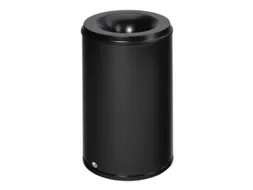prullenmand zelfblussend 110 liter HxØ 750x465mm kop zwart