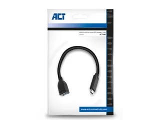 Kabel ACT USB 3.0 OTG USB-C male naar USB-A female - 6
