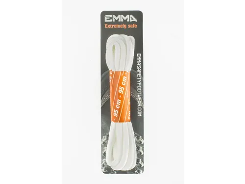Emma veters, lengte 95 cm, wit, per paar