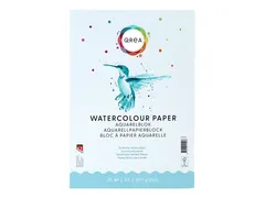 Aquarelblok Qrea A4 20vel 200gr gelijmd