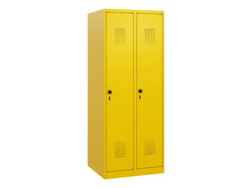 schoollocker,HxBxD 1530x600x500mm,2vak,vak B 300mm,draaigrendel