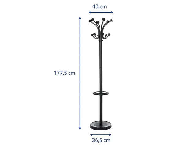 9407090 Kapstok MAULnubis standvoet 177,5cm zwart
