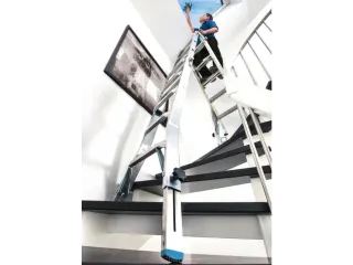 multifunctionele telescoopladder,4x5,sporten,balk L 5,35m,aluminium - 5