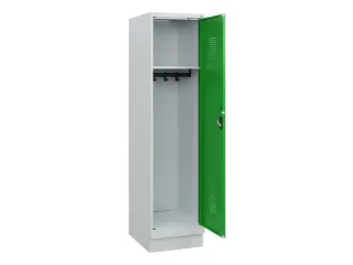 schoollocker,HxBxD 1630x400x500mm,1vak,vak B 400mm,cil.-slot,sokkel - 1