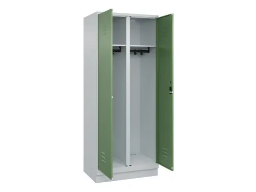 locker voor scheiding van kleding,HxBxD 1950x800x500mm,2vak