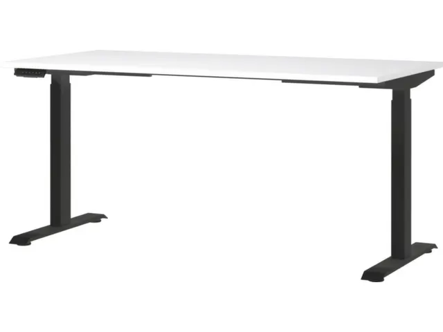 Elektrisch ihv bureau,HxBxD 720-1200x1600x800mm,blad wit