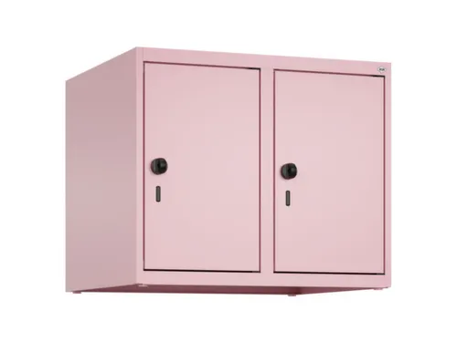 opzetkast,v. locker,2vak.,vak B 300mm,HxBxD 500x600x500mm,draaigrendel